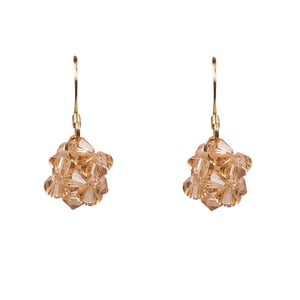 Image of Almost Golden Cluster Earrings