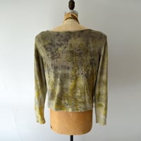 Image 4 of silk and cashmere camo sweater
