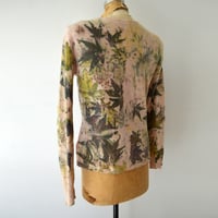Image 4 of Japanese maple eco print pink cashmere sweater