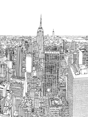 Image of Colossus. 2015 White version (unframed)