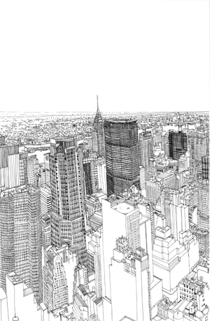 Image of Colossus. 2015 White version (unframed)