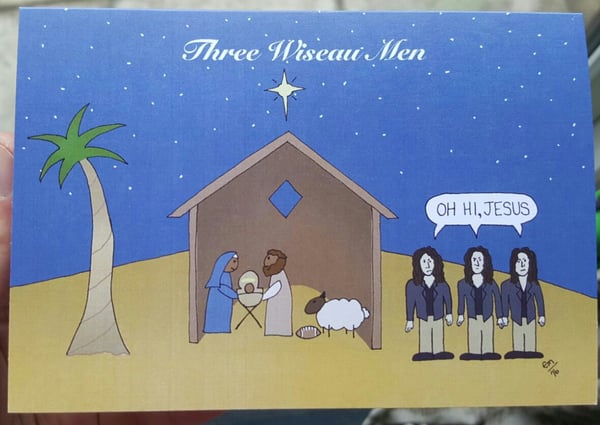 Image of Three Wiseau Men Card Pack