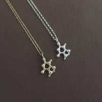 Image 1 of tiny theobromine necklace