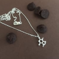 Image 4 of tiny theobromine necklace