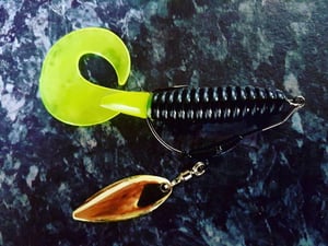 Image of Spring spin weedless hooks 5/0 hook size (3 pack)