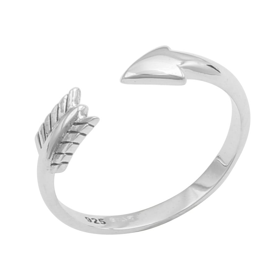 Image of Sterling Silver Arrow Midi Ring