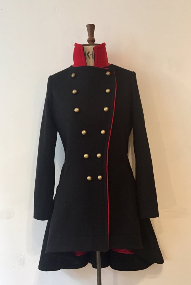 Colour block commander coat / TottyRocks
