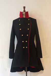 Image 2 of Colour block commander coat