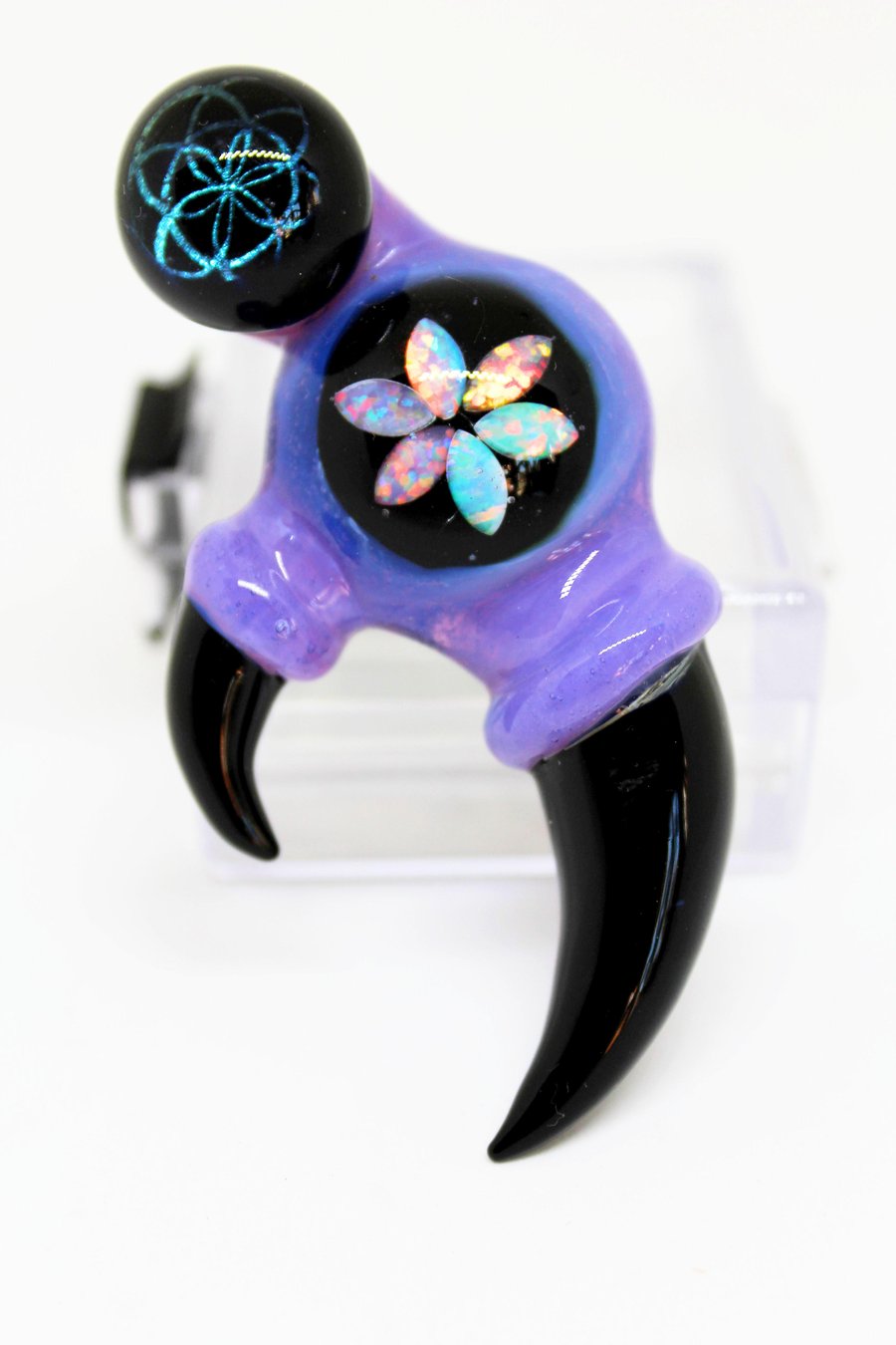 Image of Opal Flower Pendant
