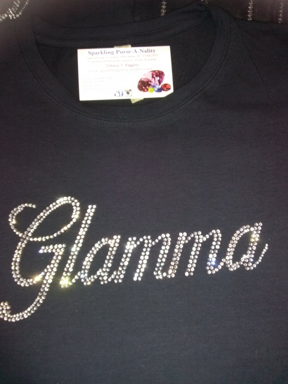 glamma shirt with rhinestones