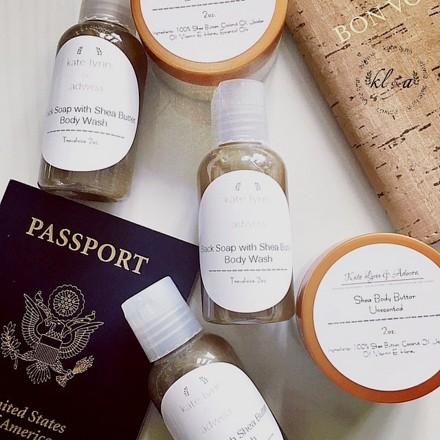 Image of Kate Lynn & Adwoa Black Soap Body Wash 2oz.- Travel Size