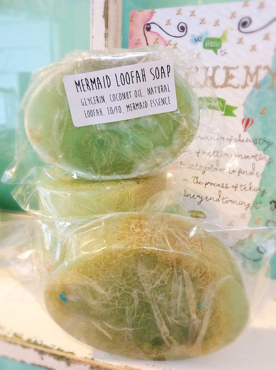 Image of Mermaid Loofah Soap