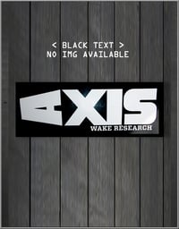 Image 2 of Axis Vinyl Decal - Black 