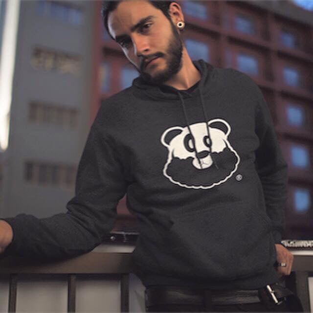 Image of Black Bearded Hoodie