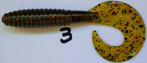 Image of 5 inch Sburgs single curl tails (6 pack)