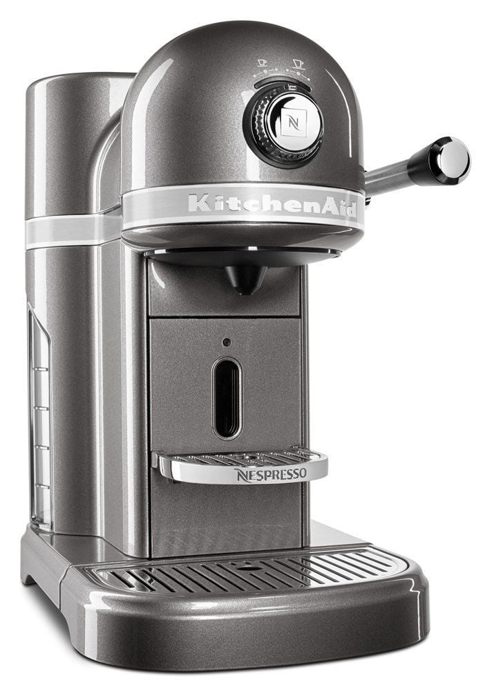 Image of KitchenAid Nespresso R-KES0503MS Instnt Espresso Coffee Machine Medallion Silver