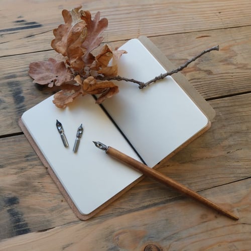 Image of Leather notebook cover