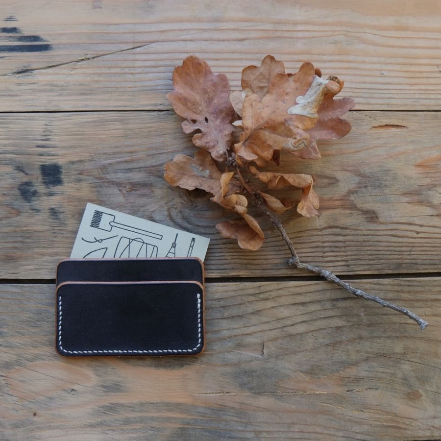 Image of Leather slim card case