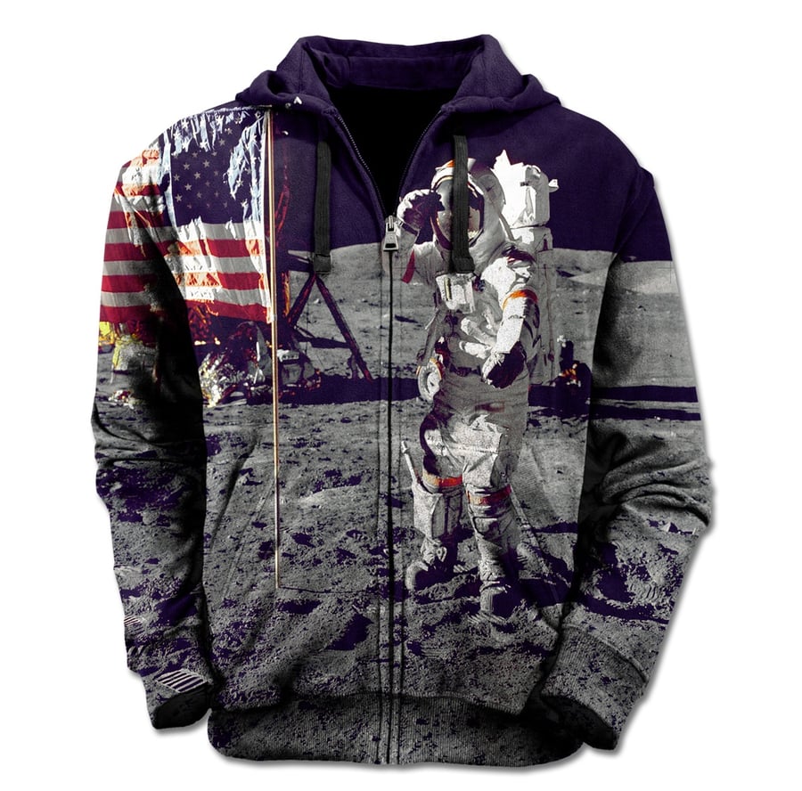 Image of Man On The Moon Zip Up