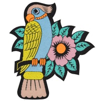 Image 1 of Iron-on Parrot Patch
