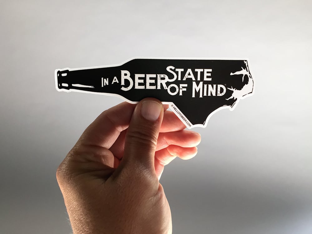 In a Beer State of Mind Sticker