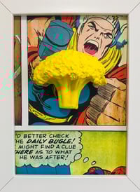 Pop art broccoli 