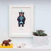 Image 1 of X - X-ray Letter Print