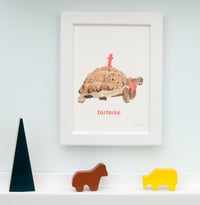 Image 1 of T - Tortoise Letter Print