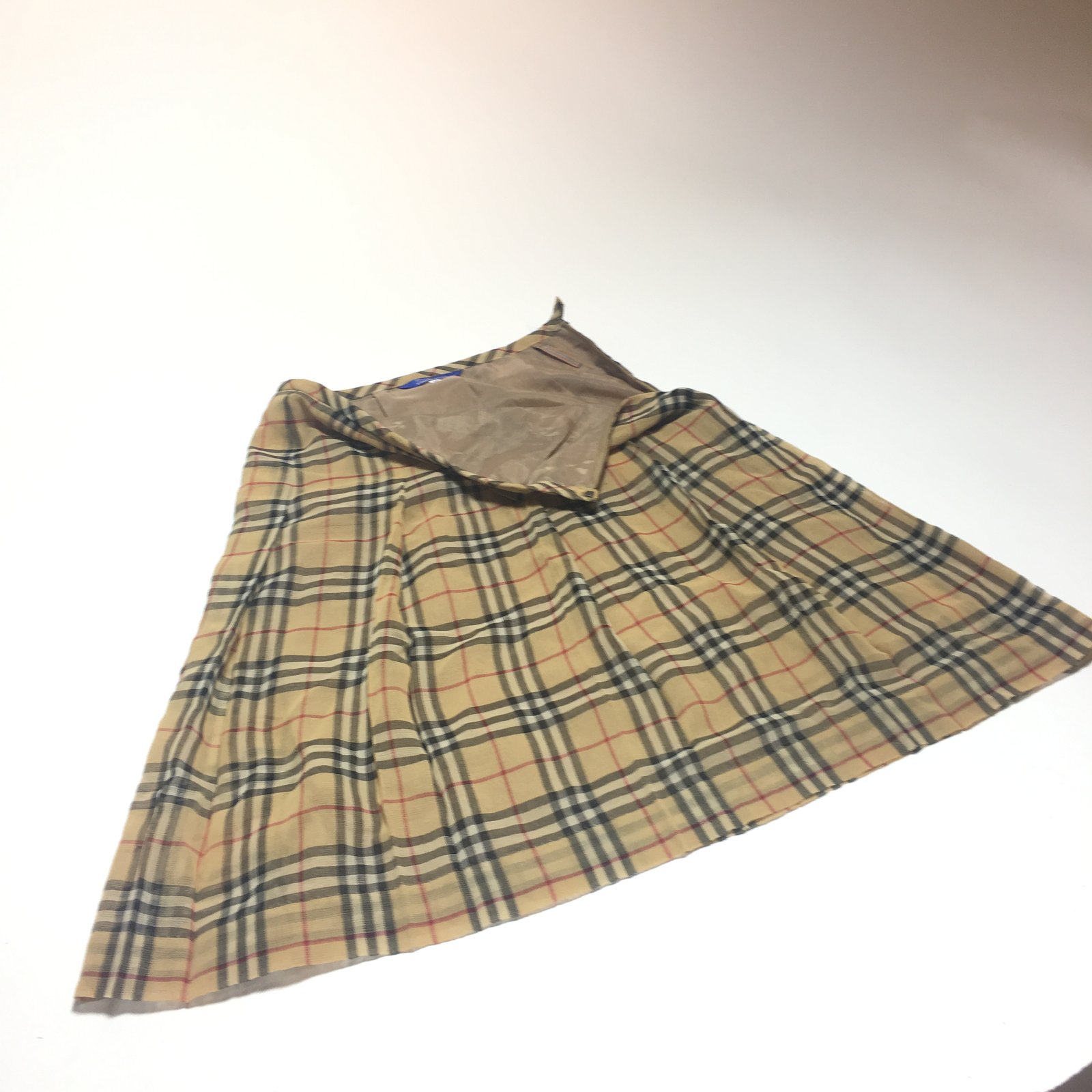 burberry nova check skirt