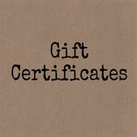 Gift Certificates