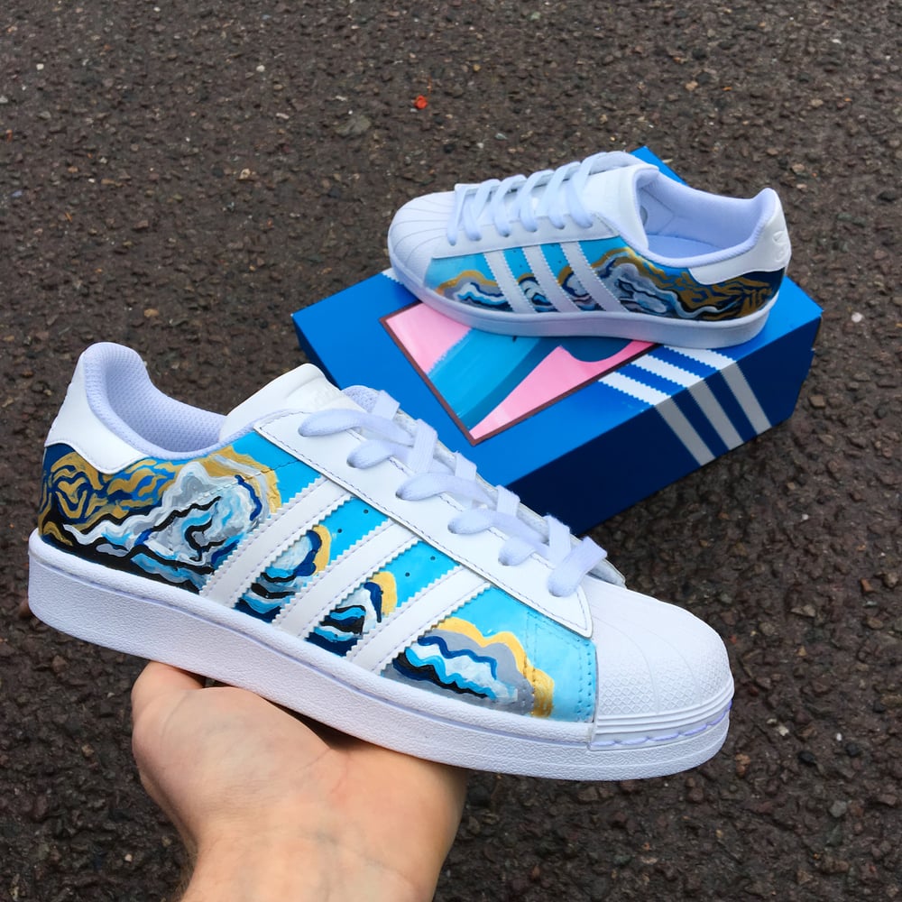Custom Art Wear — Adidas 'Storm' Superstars