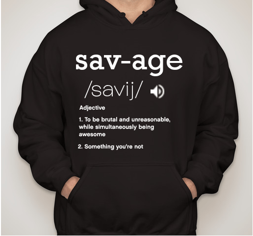 savage definition hoodie
