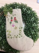 Image of The Robins Bell Christmas Stocking