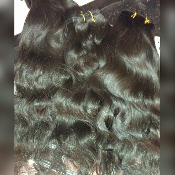 Image of raw Indian wavy 