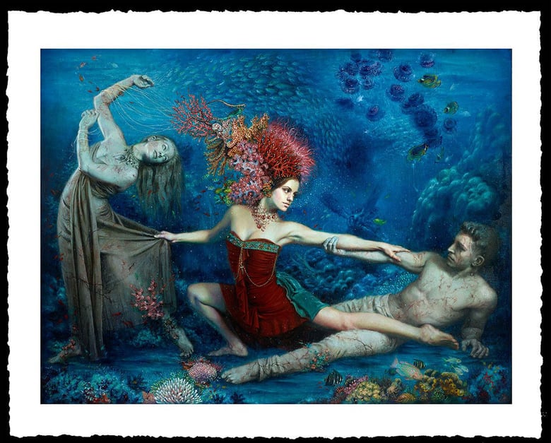 Image of Alexandra Manukyan 'When the Waters Rise'  Giclée Fine Art Print