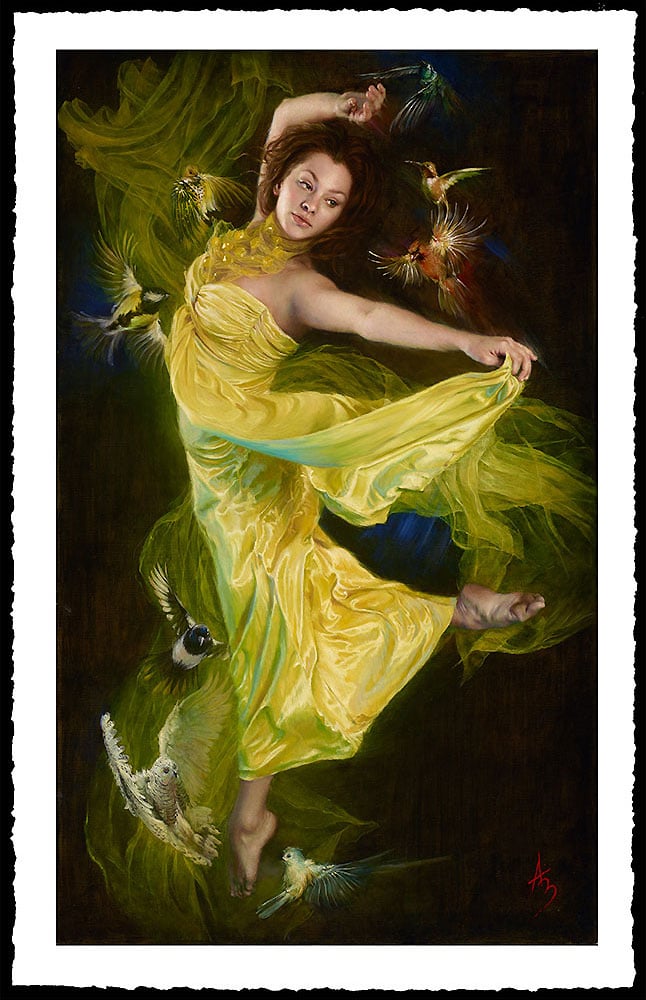 Image of Alexandra Manukyan 'Enchanting Down Chorus'  Giclée Fine Art Print