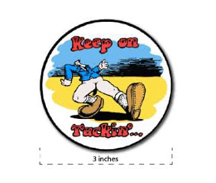 Image of Keep on Tuckin' - 3" Embroidered Sew-on Patch