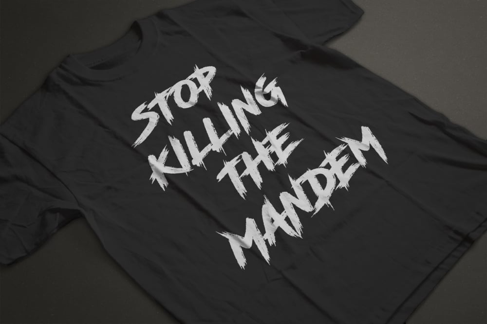 Image of Black Mandem Tee.