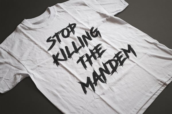 Image of White Mandem Tee.
