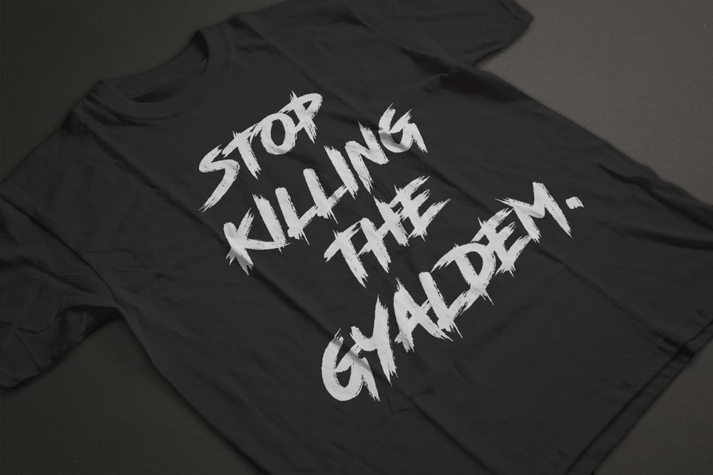 Image of Black Gyaldem Tee.