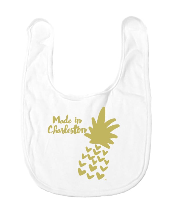 Image of Made in Charleston Bib in Gold
