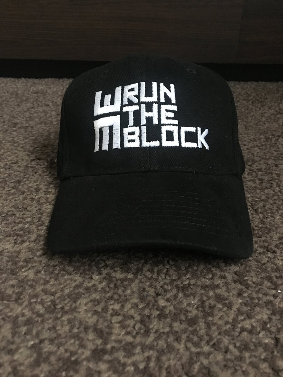 Image of 'We Run The Block' Classic Black/White Hat