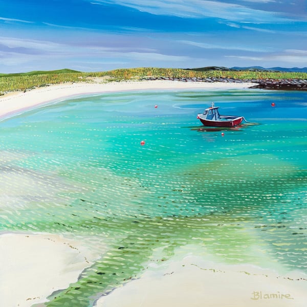 Image of Tiree boat small print