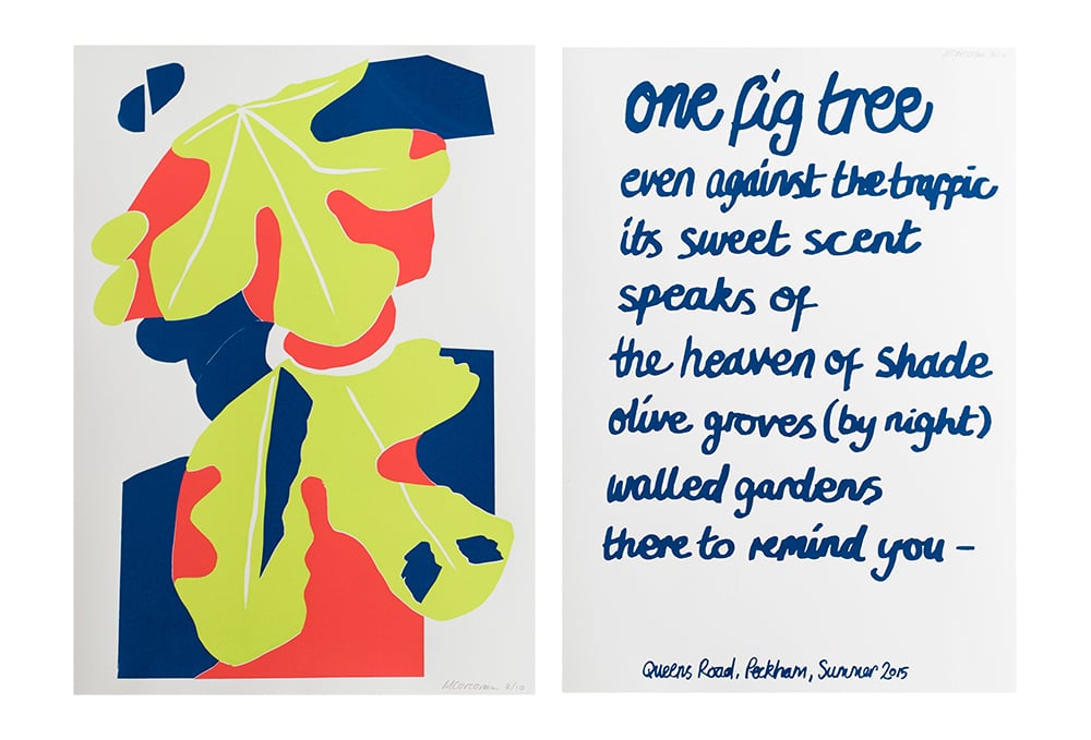 Image of Queens Road Peckham Screen print (diptych)