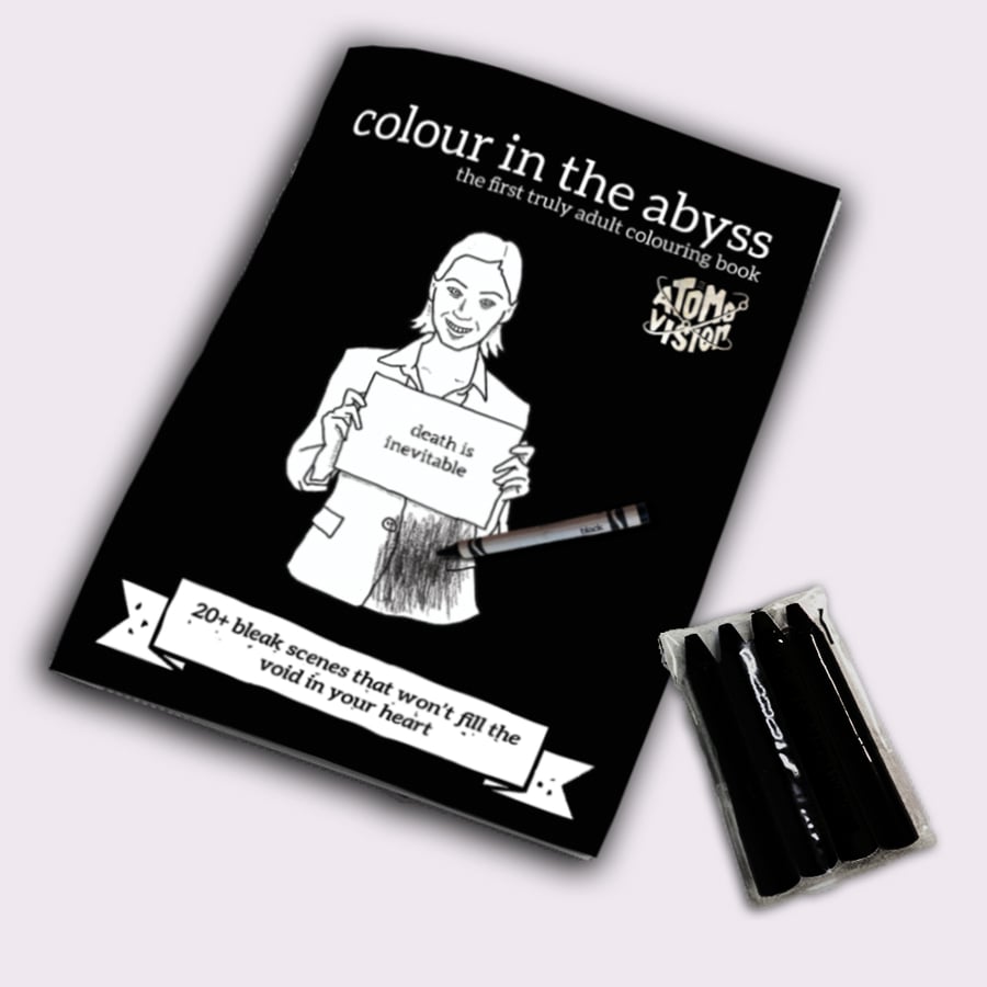 Image of Colour In The Abyss - Colouring Book