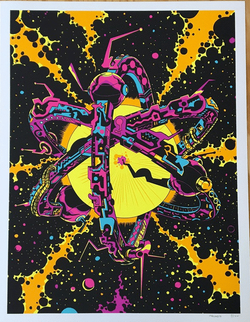 Image of Dyson Sphere 6 Color Silkscreen Poster
