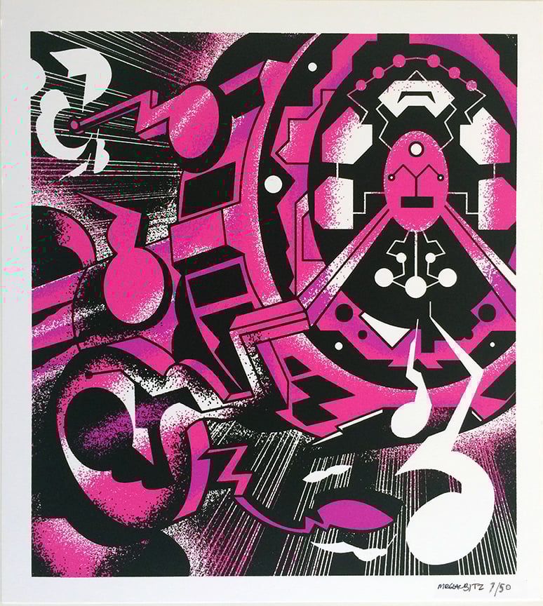 Image of Future shock 1. 25 Set of 4 silkscreens edition of 50