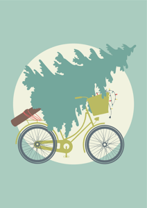 Image of Christmas Tree Bicycle