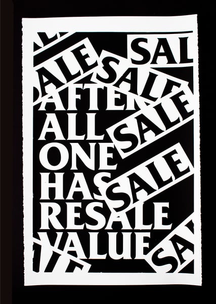 Image of After all one has resale value