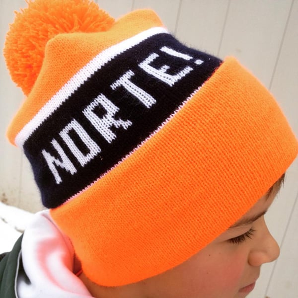 Image of Very orange winter hat